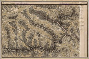 Cuzăplac în Harta Iosefină a Transilvaniei, 1769-73