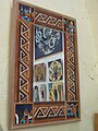 armenian pottery handpainted mirror phrame