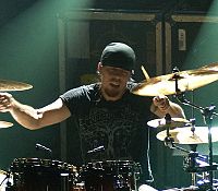 Jukka Nevalainen avec Nightwish.
