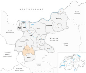 Wölflinswil térképe