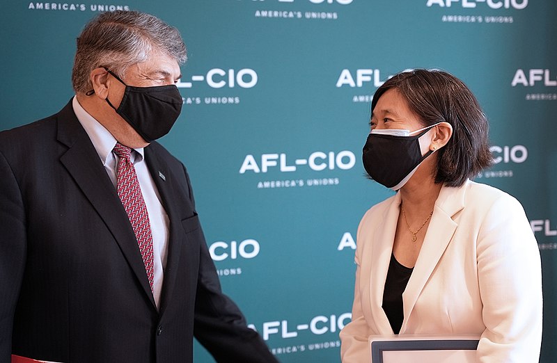 File:Katherine Tai with AFL-CIO President Richard Trumka.jpg