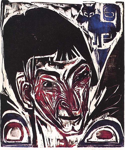 Ernst Ludwig Kirchner, Portrait of Otto Müller, 1915