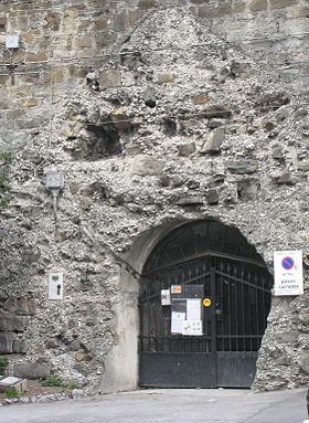 Kleines Berlin ('Little Berlin' in German) is the complex of underground air-raid tunnels dating to World War II, which still exists in Trieste, Italy Kleine Berlin Trieste 1.jpg