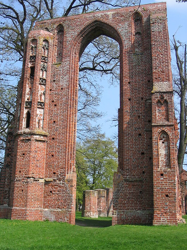 Ruins of Hilda Abbey (Eldena, Greifswald, founded in 1199) by Danish Cistercian monks