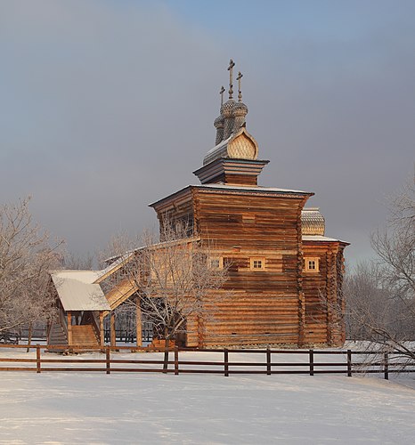 Деревянная церковь Георгия Победоносца в Коломенском