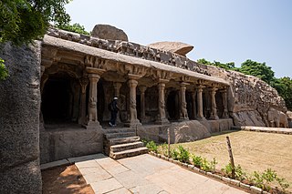 <span class="mw-page-title-main">Krishna Mandapam, Mahabalipuram</span> Hindu temple in Tamil Nadu, India