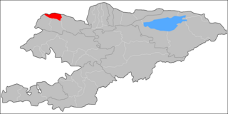 <span class="mw-page-title-main">Manas District</span> District in Talas Region, Kyrgyzstan