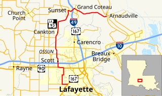 Louisiana Highway 93 highway in Louisiana