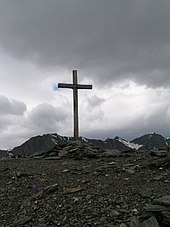 La Croce di confine vista verso la Francia