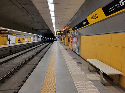Come arrivare a Milo Metro con i mezzi pubblici - Informazioni sul luogo