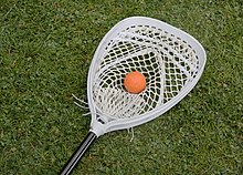 Field goalie's stick. Lacrosse stick 8028.jpg