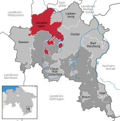 Langelsheim - kartta