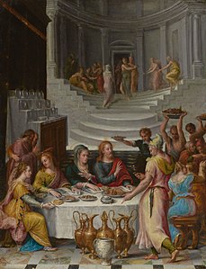 Les Noces de Cana par Lavinia Fontana, vers 1575-1580