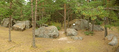 Rochers glaciaires à Lemmikneem.