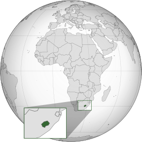 Lesotho (orthographic projection with inset).svg