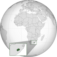 Lesotho (orthographic projection with inset).svg