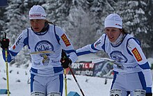 Liisa Anttila and Marttiina Joensuu (Women relay EOC2010).jpg