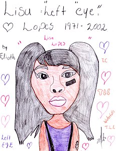 Lisa Left Eye Lopes Tegning af Elioth.jpg