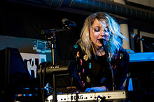 Little Boots performing at Rough Trade East in May 2013 for the album's launch Little Boots at Rough Trade East for Album launch.jpg