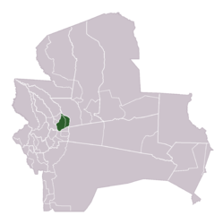 Provincia di Ignacio Warnes – Mappa
