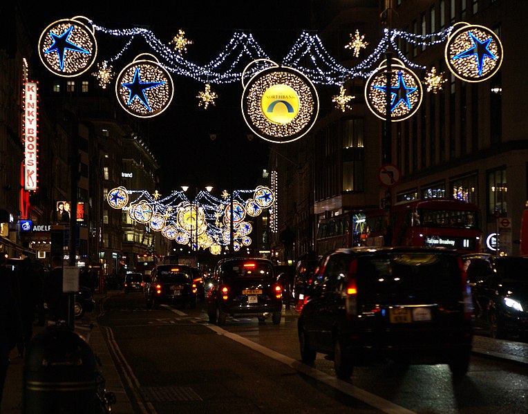 File:London Christmas Street Lighting.jpg