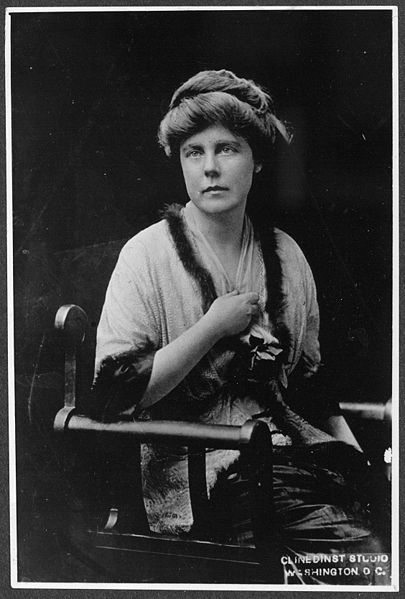Lucy Burns, Vice Chairman Congressional Union, 1913