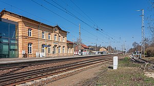 Bahnhof Ludwigsfelde: Lage, Geschichte, Anlagen
