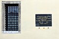 Mária Magdolna-templom. Buda várának visszavétele emléktábla (1986). - Budapest I., Kapisztrán tér.jpg