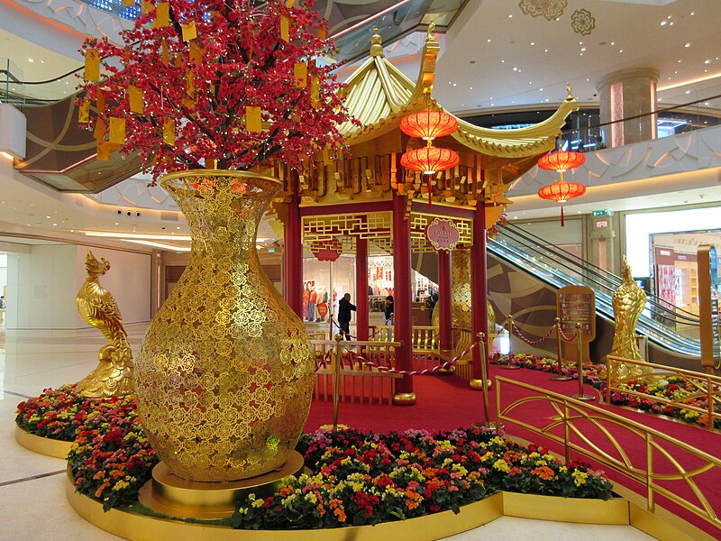 File:MC JW Marriott 澳門銀河 Galaxy Macau mall The Promenade Chinese New Year Lunar decor Jan 2017 IX1 002.jpg