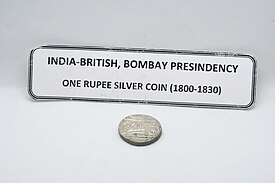 Koin perak India-British Bombay Presidency 1 Rupee