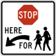 R1-5c: Stop Here for Pedestrians