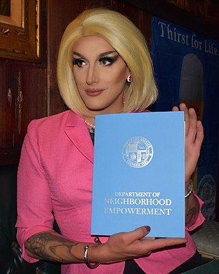 <span class="mw-page-title-main">Maebe A. Girl</span> American drag queen and politician