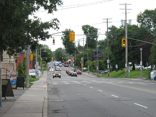 Main Street at Lees Avenue, facing South. Main Street Ottawa2.jpg
