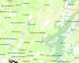 Serra-di-Scopamène - Localizazion