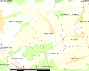 Poziția localității Forstheim