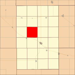 Map highlighting Blaine Township, Antelope County, Nebraska.svg