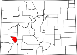 Poloha county v štáte Colorado