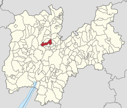 トレント自治県におけるコムーネの領域