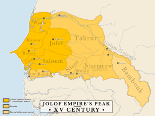 <span class="mw-page-title-main">Jolof Empire</span> West African state (1350–1549)