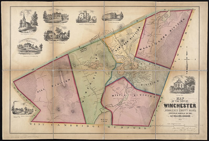 File:Map of the town of Winchester, Middlesex County, Mass. (7557376624).jpg