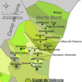 Map of Horta Nord.