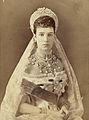 1881年撮影、マリア・フョードロヴナ皇后
