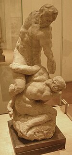 Michelangelo, due lottatori, 1530 circa 02.JPG