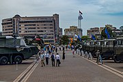 Беларуская: 10-я міжнародная выстава ўзбраенняў і вайсковай тэхнікі Milex-2021 (23-26 чэрвеня 2021). Мінск, Беларусь English: 10th international exhibition of arms and military machinery Milex-2021 (23-26 June 2021). Minsk, Belarus Русский: 10-я международная выставка вооружения и военной техники Milex-2021 (23-26 июня 2021). Минск, Беларусь