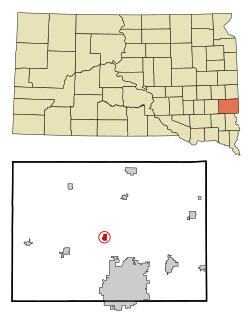 <span class="mw-page-title-main">Crooks, South Dakota</span> City in South Dakota, United States