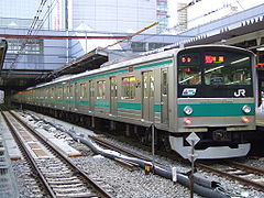 A Saikyo Line 205–0 series in November 2007