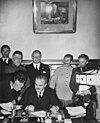 Podpis pakta Ribbentrop-Molotov