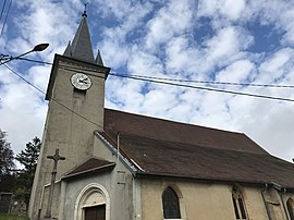 The church in Montfleur
