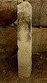 A mottled post in the Tarxien Temples, Malta