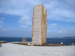 Pedra da Ferida / Piedra de la Herida, monumento conmemorativo por la catástrofe del Prestige